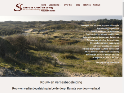 +31 1 2351 32 619919846 63 69 80749283 a aandacht aandient afgelegd afscheid afsprak all allemal allen balan begeleid begin begrip bek bekijk belangrijk bent bereik betekenis betekent betrek bewust bied biedt binn blog bred brengt burnout contact contactgegeven creeert crer daarin daarmee dag den diagnos diep dierbar dochter dod doorvoel doorvoeld drag echt echtgenot een eerst eind eindj elkar email ene erkenn ernstig ervar fijn ga gaf gan gat gav gehel gekend gemis gespecialiseerd gev gevestigd gevoel gezond goed grag grip groei grot groter haast hag hammarskjold han hebt helder heling help helpend hen herk herkent herstel hielp hierin hoeft hom huis i info@samen-onderweg.nl intiem inzicht jar jezelf jij jou jouw kennismak kennismakingsgesprek kent keuz kies kiez kijk kinder klachtenregel klein kom komt kos kracht krijg kuil kunt kvk kwetsbar lang lat legt leid leiderdorp les lev lez lijk lop los luistert mag mak makkelijk mee meidoornstrat milder misschien missie moeder moeilijk moet mog nam nem nh nodig observeert omgan omgev onbewust onderdel onderweg onrust ontrafel onwil opnieuw overlijd overprikkeld pad pak partner piekert pijn plek plotsel praktijk precies prettig privacyverklar professionel raakt rak ravijn richting rijp rouw rouwbegeleid rouwcoach rouwproces ruimt rust rustig s sam scheiding scherp schuilt sessies signal simon simpelweg slecht snel som speelt stan stapel stapp stat stel sten stil stiltes stolp systemisch tafelopstell tariev tel telefonisch terug tijd tijden traject uitgeput uitnod vader vak vastloopt veilig vel verbind verder verhal verlangt verlies verliesbegeleid verliez verlor vertell verweeft verwerkt verzet via vind vloeranker voel voelt volg volled volwassen voorgedan vorm vrag vroeg waard waarin wanner war we weg welk wer werk werkelijk wet wijz wijzer wilt zacht ziekbed ziekteproces zien zodat zon