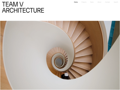 about architectur contact hom new project search team v