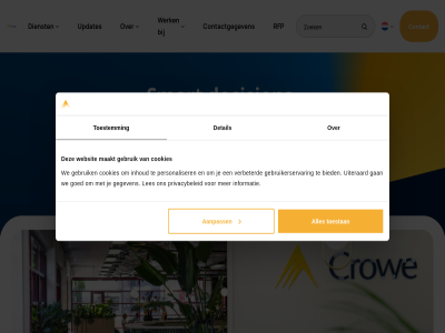 aanpass bied contact contactgegeven cookies crow decision detail dienst gan gebruik gebruikerservar gegeven goed hom informatie inhoud lasting les maakt onz opnem peak personaliser privacybeleid rfp smart toestan toestemm uiteraard updates value verbeterd we websit werk zoek