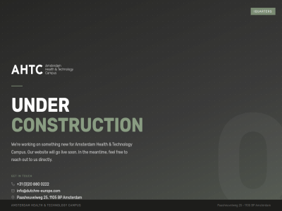 +31 0 0222 1105 20 25 880 ahtc amsterdam bp campus construction directly fel for free get go health info@dutchre-europe.com iquarter liv meantim new on our out paasheuvelweg re reach someth son technology the to touch under us we websit will working