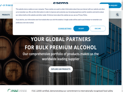 +31 -11 -15 -17 100 12 15 20 2002 2026 22000 2729 301 3064 363 79 9 a about accept alcohol all allow an analytic and anniversary apr are around as assuranc at be beverag blog both bringing browser browsing bulk bv by can carer celebrates certificates certification certified chain charity chos collaborat collect combined commitment company comprehensiv computer connect contact control cookie cookies corporat cosmetic customiz declin demonstrat distillates distribution dreeslan dusseldorf electronic email established ethanol event exhibit experienc expertis explor extra fair faq feb find first fod for forward founded fr fssc get global grad grain her high high-quality how if improv independently industrial industry information inquiry integrity interact international internationally italy its join key largest last leader leading learn list logistic looking mailing mak makes management mar media medical meeting metric mor nam ne near netherland neutral non non-fod not offices on one or order organic other our out owned packag paris partner pharmaceutical phon policy portfolio preferenc premium privacy product prowein quality re recognised related remember responsibility risk s safety sales sasma see servic setting shipping showcas singl social sourcing specializes spirit standard stores subscrib such sugarcan supplier supply supplying t team the thes this to today top touch tracked trad trading types us use used verona vinexpo vinitaly visit visitor warehouses we websit when wher why will willem win with won world worldwid year you your zoetermer