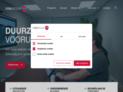 accepter actueel analytisch bouw bouwer bouwproject contact cookie cookies duurzam en functionel hart info innovatiev main media men milieu navigation ondernem ontdek oog opdracht opslan project realiseert social toekomst toestemm uitdag vink voorkeur vooruitstrev werk zelfstand
