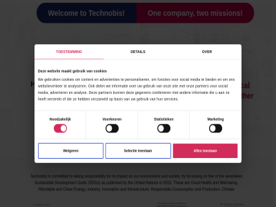 0 1 2 2015 5 advertenties adverter affordabl analys analyser and are as basis being bied by clean climat combiner committed company consent consumption content cookies del detail development energy environment fiv focuss for functies gebruik gegeven go goal god group health help high impact industry informatie infrastructur innovation its maakt market media medical mission nation noodzak on one onz our partner personaliser production published realis research responsibility responsibl sdgs selectie selection services seventen sit social society statistiek succed sustainabl taking tech technobis the thes to toestan toestemm together two united verstrekt verzameld voorkeur we websit websiteverker weiger welcom well well-being
