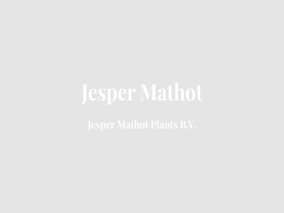 b.v jesper mathot plant