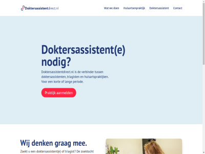 +31 21 6 82 93 aanmeld addvicon benieuwd bent bezit complex contact dankzij denk dienst diploma doktersassistent doktersassistent-diploma doktersassistentdirect.nl e echt ervar expertis facebok factor gegarandeerd gelukk geschikt goed grag handig huisartsenpraktijk huisartspraktijk hulp info@doktersassistentdirect.nl juist kandidat kennis keuk kijkj kort kunt lang langer link mak match mee nem nodig onmis onz opnem pagina past period plek praktijk slag snel spoed tijdrov triagist tuss verbind verbinder vindt war we websit werk wij zoek zoekt zoektocht