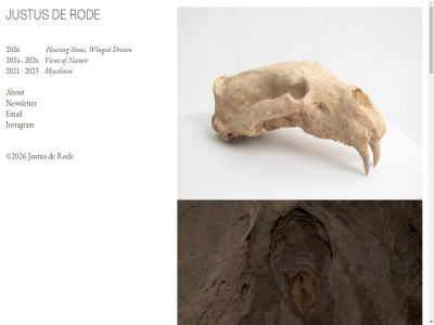 2021 2023 2024 2026 about dream email heaving instagram justus mycelium natur newsletter rod ston view winged