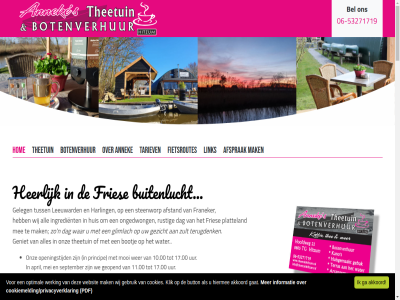 -53271719 .. 06 1 10.00 11 11.00 17.00 2026 afsprak afstand akkoord all annek april avontuurtjes avontuurtjes-in-franeker bekijk bel bootj bootverhur botenverhur buitenlucht button cookiemelding/privacyverklaring cookies copyright dag fietsroutes franeker fries friesland ga gat gebruik geleg geniet geopend gezicht glimlach groet harling heerlijk hiermee hitzum hom huis informatie ingredient klik leeuward link mak mee mei mooi n oktober ongedwong onz openingstijd optimal pagina pdf period platteland princip privacyverklar rustig s september steenworp tariev terugdenk theetuin theetuinhitzum.nl tuss uur van-d vriendelijk waadhoek war water we websit wer werking wij zult