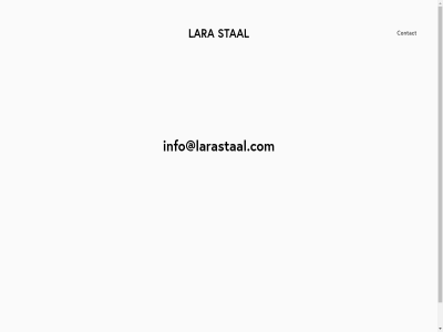 contact info@larastaal.com lara stal