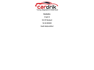 -50938189 06 1b 9111 bezoekadres burdaard cardrik email ht info@cardrik.nl it spyk tel tuning