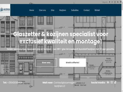 +31640099408 10 aannemer aanvrag advies afwerk algemen aluminium arnhem ausma ausmaglas bedrijfspand bekijk beleid bereken bestaand binn bouw combiner communicatie complet contact contact@ausmaglas-kozijnen.nl denk deur direct duidelijk duurzam een eig enkel exclusief financier garantie garanties gat gebruik geveloploss glas glaszetter gratis hal helder helpt hom hoogwaard hout hr inclusief invester isd isde-subsidie isolatieglas isolatiemaatregel jar kost kostencalculator kozijn kunststof kunt kwaliteit lening maatwerk mail mat material maximal media mee montag monteur nem net nieuw nieuwbouw offert omstrek ondernemer ongever onlin onz oogopslag openslaand orienter particulier plaatsing prijsindicatie privacy renovatie s schuifpui snel social specialist subsidie subsidieadvies subsidiemog subsidies svn svn-lening svve tel terecht tip tripl us utrecht vakmanschap veenendal verduurzam verhuurder vervang volg voorwaard vrijblijv vve waarom warmtefond we werkdag werkgebied wet winkel woning woningeigenar