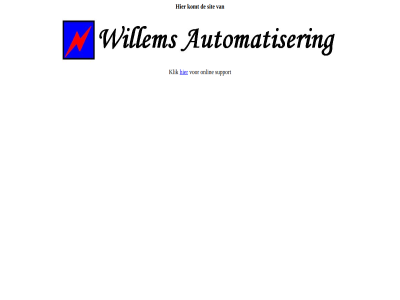 automatiser klik komt onlin sit support willem