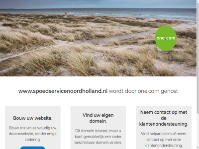 aangedrev ander beschik bezet bouw coder contact domein droomwebsit eenvoud eig enig gehost gemak helpartikel klantenondersteun kunt les nem one.com onz snel vind websit www.spoedservicenoordholland.nl