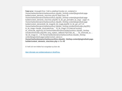 /home/charlies/domains/charliesvoorthuis.nl/public_html/wp-content/plugins/bold-page-builder/content_elements_misc/misc.php 45 error fatal fout informatie kritiek lin on probleemoploss sit voorgedan wordpres
