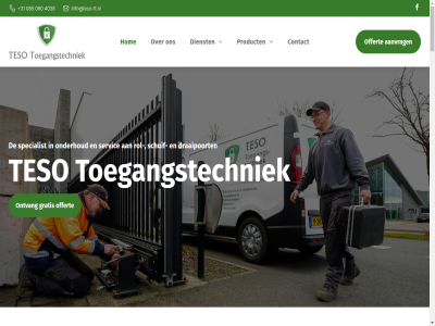 +31 -06 00 038 04 060 085 100 17 2 20 2002 2009 2026 24 24/7 250 30 4038 5/5 8 aanvrag achtergrond afgerond afsprak all allen apparatur bedrijfsvoer begonn belangrijk beperk bereik bericht beschik betal betrouw bijstan bijzonder binn breedst breid bureau computersystem contact dad dank denk detectieluss dienst draaipoort e e-mail eenvoud eig eigenhuis elektrisch elk emfra enorm enthousiast erin ervar fabrikant fantastisch fijn formulier frank gan gat gebaseerd gebor gebruik gehad geled geproduceerd gericht geschiedenis geslot gespecialiseerd gevraagd gezien graaggoedonline.nl grag gratis grond grot handig hom info@teso-tt.nl informatie informer ingewikkeld inschakel integratie intercomsystem ip jar keurmerk kiez kirst klant klantbeoordel klanttevred klok klus kom kort kundig kunt lar les ligt lijn link ma maakt maand mail mailbox marlen medewerker mee meijbom mens merk moersleutel mogelijk mortel motor nakom nam net nieuw nieuwst offert onbelangrijk onderhoud ondernemer onderstaand onlin ontvang ontvangt ontwikkel ontwikkeld onz opdrachtgever openingstijd persoonsgegeven plaats poort portfolio potlod prijs privacyverklar problem producer product project rad reparatie review rij rol samenwerkingsverband schild schrijf schuif schuifpoort servic servicedienst serviceovereenkomst sit slagbom slagboomtechniek snel specialism specialist stan sted sterr storingsvrij stukj techniek technisch technology teken telefon telefoonnummer terecht teso teven tevred toegangsbranch toegangscontrol toegangscontrolesystem toegangstechniek toelegg uitdag uur vd veranderd verder verschill versnell vervang vinkj volled vr vrag vrijblijv vull waarom we webdesign wel welk wer werkt werkzam wij wit woonplat woord x6 za zegg zeker zin zittend zwaart zwar zwart zwart-wit