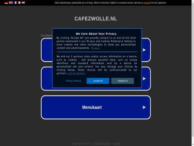 2024 cafezwolle.nl copyright legal policy privacy