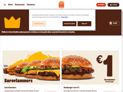 0 00 1 2 2024 4 50 aankop aanmeld accept agree algemen all allebei allergen analyz and assist ban bekijk burger by carrièr cheeseburger chick clicking company contact cookies cookieverklar cookievoorkeur copyright detail devic drie een effort elk enhanc euro eurovlammer frietjes gat gebruik geld goed gratis hamburger heetst hel hoeft jouw kiez king kip klantenservic kun kunt leest legendarisch lekker leuk llc market menu navigation nieuw nugget on ontdek our per policy prijsj privacy privacyverklar product punt reject reserved restaurant reward right rok s sausj scoort setting sit snack spar storing stuk the tm to total tuss twee usag vacatures veelgesteld verdien vier voedingsinformatie voedingswaardes voorbeeld voorwaard vrag we wel welkom werkplek winkelwag winkelwagentj wissel you your