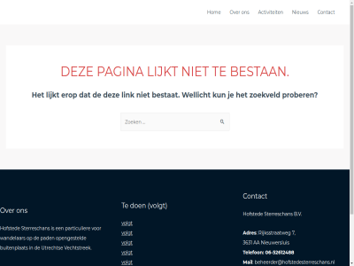 -52612488 06 2026 3631 7 aa activiteit adres b.v beheerder@hofstedesterreschans.nl bestan bestat buitenplat by contact copyright doorgan erop gevond hofsted hom inhoud kun lijkt link mail nieuw nieuwersluis opengesteld pad pagina particulier powered prober rijksstraatweg sterreschan telefon utrecht vechtstrek volgt wandelar wellicht zoek zoekveld