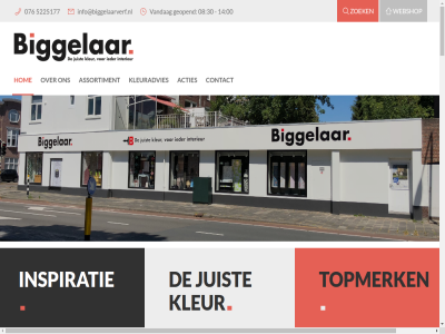 00 076 08 12 14 17 2 30 4817 5225177 acties algemen assortiment behang biggelar breda contact dak dinsdag direct donderdag een eig essentieel gebundeld gemaakt geopend geslot gordijn gren hom huis ieder info@biggelaarverf.nl inspiratie interieur jouw juist karpet kleur kleuradvies kom lat lev lever library littl maandag mat merk mn onderdel onlin openingstijd paint paper pvc pvc-vloer raambekled raamdecoratie teteringenstrat topmerk vandag vast verf verfwinkel vloer voorrad voorwaard vrijdag webshop winkel woensdag woonwinkel www.biggelaarverfwebshop.nl zaterdag zoek zondag