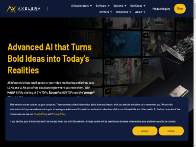 -3534 100 16 200 2026 214 3460xe 4 500 5656 629 770v3 a about accelerat acceleration accelerator accept accuracy achiev achievabl action addres advanced advantech ae aetina agree agreement ai aipu aipus all allow an analysis analytic and application approach arduino are ark arm arm-based art as at automation availability availabl axelera based be becaus becom benefit bjoern board bold both bram breakthrough bring bringing browser browsing built busines by camera campus can capabilities capability card carer cases channel chip chos cities classification cloud cnn cnn-based co co-funded collect com combin coming company complexity comput computer condition consumption contact continue cookie cookies copyright cor cost cost-effectivenes customer customiz cutting cutting-edg datacenter decad declin deliver dell demonstrat demonstration dep deploy deployment design designed detection dev develop development dimc director disclosur distributor eas edg effectivenes efficiency eindhov email embedded empower enabl enables end end-user energy enginer ensures environment esa europa european evaluation exceptional experienc expertis fantastic find first follow for four fraction from funded furano get gianluca global gpu gpu-based greater handl hardwar helping high highlight honoured horizon how hsu htc5 human i ideal ideas if immediat impressiv improv industrial industry industry-lead inferenc info@axelera.ai information innovation inquir inquiry inspection integrates intelligenc interact intervention into introduc it its joey journey krasemann leading learn lenovo les level licen linkedin llms long long-term m.2 making market max may media menu metis metric mic mic-770v3 mission model monitor mor motherboard much multi multi-channel multipl must ned netherland network neural new newsletter non non-permissiv not now offer on on-board optimal or order other our out p360 palladio partner partnership pcie peopl per perform performanc permissiv platform policy portenta power powere