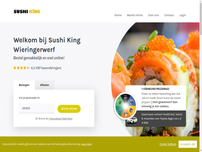 +31 0 00 1 11.500 13 16 1771 187 1a 2 2026 21 227 23 24 275 3 4 5 6 69 785 99 accepter af afhaaltijd afhal all aygo basis bekijk beoordel best bestel bestell betal bezorg bezorgd bezorgkost bezorgtijd bijna brinkweg by cadeau cn contact cookie cookies copyright daarnaast deur dinsdag direct donderdag draai eenvoud eig eten foodticket gan gebruik gebruikservar geholp gekoz gemak gemiddeld geniet geslot gewonn gratis hal hoef hom ideal ieder inna instagram januari jou kan king klar koud les locatie loempia login m maakt maaltijd maand maandag mak martin menu menukaart mogelijk mooi officiel onlin ontvang onz postcod prijz prijzenrad rad reken s setting snel stat sushi t.w.v tijd tijdstip toyota uiteraard uur v.a vanaf vandag veilig verlot vernieuwd vrijdag vul websit welkom wieringerwerf wij winkel woensdag zaterdag zin zondag zorg