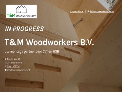 -2374008 030 3542 7a ar b.v clt hsb info@tmwoodworkers.nl m montag partner progres sophialan t utrecht woodworker