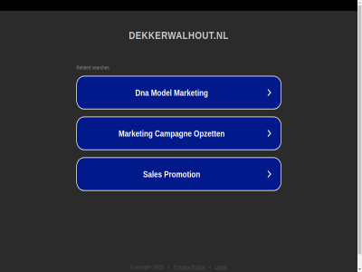 2025 copyright dekkerwalhout.nl legal policy privacy