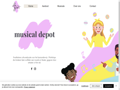 0683162405 82768315 aanbod accepter afwijz akkoord algemen all artiest basisonderwijs contact cookies cultuureducatie email ga gebruik gegev goed hom info@musicaldepot.nl instell kinder kvk kwalitatiev lat musical musicaldepot muziek oke onz privacy snuffel statement tariev tel theater vak vindt voorwaard we websit werk workshop