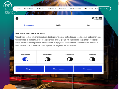 0 1 12 1261 13 2 3 4 82894906 account advertenties adverter algemen allen amateurkunst ambassadeur analys analyser anbi as basis bedrijf bereik beslot bestur bezoek bied bijeenkomst bioscop blaricum blij bovendien btw btw-nummer by combiner contact content cookiebeleid cookies corona del detail disclaimer drink echt erg eten fantastisch functies gebruik gegeven hettheater.nl historie hom huizerweg info@hettheater.nl informatie interessant kaartverkop klachtenprocedur kvk kvk-nummer logo maakt market medewerker media mindervalid nl862644628b01 noodzak nummer onz organisatie parker partner personaliser powered privacy schenker selectie services sit social sponsor statistiek stichting techniek theater toestan toestemm toestemmingsselectie uiteraard veelgesteld verhur verstrekt verzameld volg voorkeur voorstell voorwaard vrag vriend vrijwilliger we websit websiteverker weiger welkom wij wolfmeister word zaalverhur zoek