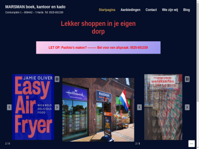-17 -18 -20 13 2 8 8.30 9.30 aanbied blog boek contact di do dorp eig facebok kado kantor kijk lekker ma marsman openingstijd shopp startpagina tm uur vrij wij za