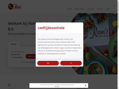 0 00 0702228500 14 16 18 20 2025 2562 277 aankop af afgeleverd afhaaltijd afhal aflever ah alcohol alcoholhoud artikel b.v beeklan bekijk best bestel bestell betal bevest bijv by contact cookies copyright dinsdag direct donderdag drank eenvoud eig enkel eten facebok foodticket gebruik gebruikservar geholp gekoz gemak gravenhag hal hoef hom ideal instagram jar jou klar klik leeftijdscontrol leeftijdsgebond legitimatie les locatie login maakt maandag menu menukaart mogelijk nee officiel onlin onz ouder person ram reken roti s s-gravenhag shop snel stat tijd tijdstip tropical uiteraard vandag veilig verkop vindt vrag vrijdag websit welkom wij winkel woensdag zaterdag zondag zorg