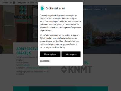 0591 1 10 100 2 3 625 7825 83330259 aangeslot accepter adres adresgegeven b.v betal bevorder bislett contact contrast cookieverklar e e-mailadres emm hom hoofdmenu info@tandartspraktijkmeerdijk.nl inschrijv instell kamer knmt konink koophandel kvk kvk-nr maatschappij mailadres meerdijk menu nederland nr onz praktijk privacy sb submenu tandart tandartspraktijk tandheelkund tariev tekst tekstgrot tel vergrot verklein weiger