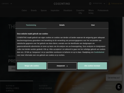 aanpass accepter acces adequaat advertenties akkoord all analys analyses area basis beher beschermingsniveau betrek brand browsegedrag buy by city color continue cookiebeleid cookiebot cookies corporat cosentino customer d derd detail deutsch deutschland dienst doelgroep eig employment evenal gan garandeert gebruik gedeeld gegeven gepersonaliseerd ide identificatie informatie inspiration international klik land maakt mayb mor persoonsgegeven powered pres professional provider raadpleg rather recht resources rom see servic slan spaces specifiek statistisch support to toestan toestemm ton usercentric verwerk verzamel visualizer volled voorkeur waarvan websit weiger wetgev wher you zull