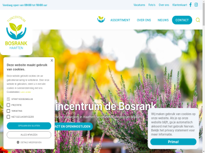 Haarzelf converteerbaar chocola Informatie over Tuincentrum De Bosrank in Haaften - Gelderland