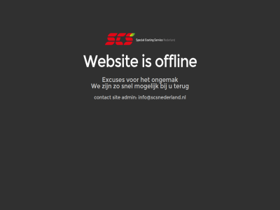 admin almost contact excuses info@scsnederland.nl launch mogelijk nederland offlin ongemak ready scs sit snel terug to we websit