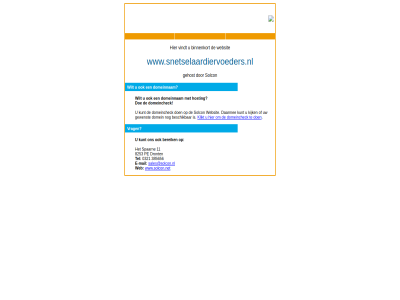 0321 11 385656 8253 bereik beschik binnenkort daarmee doe domein domeincheck domeinnam dront e e-mail gehost gewenst hosting kijk klikt kunt mail pe sales@solcon.nl solcon spaarn tel vindt vrag web websit wilt www.snetselaardiervoeders.nl www.solcon.net