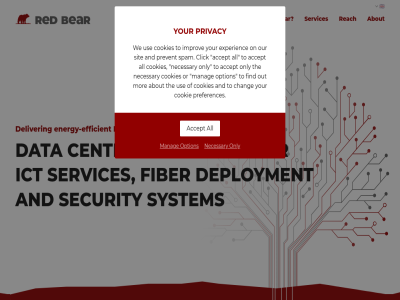 a about accept all and b bear centr connected content data deliver deployment e efficient energy energy-efficient es fficient fiber for ict manag management necessary nl only option privacy pt r reach red s security services skip solution specialist system tech to why world your
