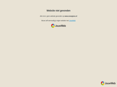 404 bouw eenvoud eig error gevond jouwweb websit www.snoepjess.nl