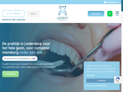 00 071 08 09 12 13.00 13.30 15.00 17.00 184a 2025 262 30 4 5898 9 9.00 aanbod aandacht aantal accepter adres afsprak algemen all behandel bekijk bent beoordeeld best betal beveiligd bied binnenkort blijft by central complet contact cookies daarnaast dak de dienst dienstverlen dinsdag donderdag een email ernar ervar ervor esthetisch gan gebit gebitscontrol gebruik geduld geslot gevestigd gewoonweg gezin gezond goed googl grag hart hel hoeft hoogwaard iederen implantat info@leident.nl inschrijv juist kijk kijkt klachtenregel klar komst krijgt kunt lach leident leiderdorp les leuk maakt maandag mak merelstrat modern mondhygien mondhygienist mondzorg ontvang onz open openingstijd ortho patient periodiek person phon plaats policy powered praktijk prev preventie privacy recaptcha reconstructiev relaties rust sitemap specialism spoed stan stat tandart tandartspraktijk tandheelkund tariev team terecht teruggebeld toepass toppraktijk uitzien verklar verschill vervel verwacht verzend volled voorwaard vrijdag waarvor war websit websitepolicies welkom werk wij woensdag zaterdag zelfvertrouw zer zodat zondag zorg