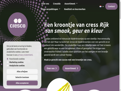 2026 accepter afwijz analytisch assortiment bekijk best bied biologisch bladerkroontjes bloeiend broodj bv contact cookies cres cresco cress cressida culinair eenvoud ervar feestj frisheid functionel gebeurt gebruik gef gerecht geur gevogelt gezond hierover inen jar keurmerk kleur komt krijg kroontj kruid kwaliteit les mak market microgren minuscul nieuw ontkiemd onverwacht onz privacy rijk saai salades selectie slan smak smakelijk spontan statement steeltj strooi succes swing terugkom tikkeltj toestan ver verpak vis vles war we websit wonder zaadjes