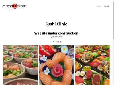 070 322 55 clinic construction contact facebok ga hom info@sushiclinic.nl inhoud instagram lik sushi under volg websit zoek