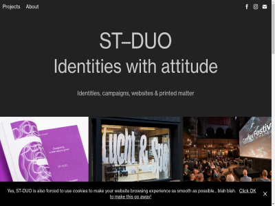 about also as attitud away blah browsing campaign click cookies duo duo.com experienc forced get go hello identities mak matter ok possibl printed smooth st st-duo this to touch use websit websites with work yes your