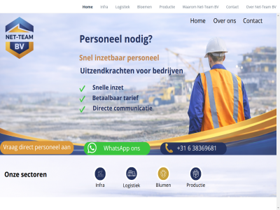 +31 38369681 6 bedrijv betal bloem blum bv communicatie contact direct hom infra inzet logistiek net net-team nodig onz personel productie sector snel snell tarief team uitzendkracht vrag waarom whatsapp