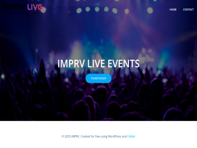 2025 and colibri contact created event for free ga hom imprv inhoud liv ticketshop using wordpres