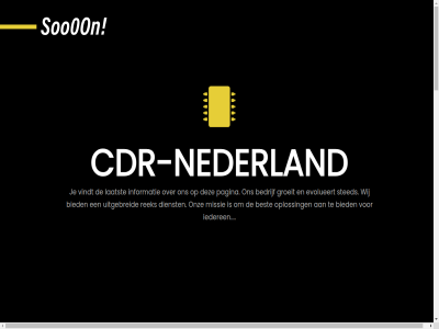 bedrijf best bied cdr cdr-nederland dienst evolueert groeit iederen informatie laatst missie nederland onz oploss pagina rek sted uitgebreid vindt wij