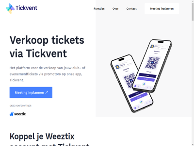 +31 -2023 2021 2022 2023 25 32 37 4 40 40.000 5 52 6 7521rb aalt aanbod aansluit aantal account activer afsprak algemen all alsnog app applicaties arenal bedrijf begin behoeft bekijk benut beoordel bestelproces betekent biedt binn boek club contact daadwerk dankzij data datacenter del demo direct diver duidelijk efficient el email ensched erin ervor europa evenement evenementeneigenar evenementticket exporter extern facturatiemodel features financiel functies functionaliteit functioneert fysiek gat gebaseerd gebied gebrek gebruik gebruikerservar gebruiksvriend gegeven gemaakt gemak gemiddeld geschikt gev goed groep hanteert helder hello@tickvent.com hoofd hoofdpartner ideeen indien ingebouwd inkomst inplann integrer inzet inzicht jaarlijk jouw kom koppel kos kost kostelos krijg kunt laadtijd ler liefd link liv locatie maakt mailchimp mallorca mallorcamotion manager market marktleider match maximal meerder meeting middel minsten minut moeitelos mogelijk motion naadlos nederland nem notificaties offlin onderscheid ondersteun onlin ontdek onz optie orderwaard partner pay per person platform potentieel primair privacybeleid proefperiod promoter promotor razendsnel recent recht rigtersbleek-aalt rigtersblek s sal sam samenwerk secondes slaagd snell soepel spanj starbeach start statistiek strand succesverhal superieur system teamleider telefon test ticket ticketswap ticketverkoopplatform ticketverkop tickvent tickvent-app tixify tracker tuss twijfelt uiteraard uitsluit uitvoer vereenvoudigt verkocht verkoopcijfer verkoopinspann verkoopt verkop verkoper verspreid verzorg via vlot voorbehoud voorwaard vrag vrijblijv waardor waarom war we weeztix wen wet wij zapier zoal zodat zomer zorg zorgt zowel