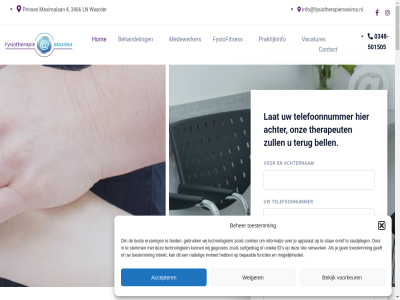 -29491564 -501505 -688216 00 0348 06 08 08.00 09 09.00 10 11 12 15.00 17.30 19.00 19.30 20 21 21.00 30 3466 4 aandacht aanvull accepter achter achternam adres afsprak afzegg algemen apparat begrip behandel behandelar behandeldossier beher bekijk bell ben beoordel bepaald bepal best beurt bied by conform contact cookies daarvan databas dinsdag direct donderdag e e-mail eig en/of ervar facebok functies fysiofitnes fysiotherapeut fysiotherapeut-patient fysiotherapeutisch fysiotherapie fysiotherapiemaxima fysiotherapiepraktijk geboortedatum gebruik geeft gegeven genootschap gesteld handtherapie hom huisnummer ict3bruggen id info@fysiotherapiemaxima.nl informatie initiatief intrekt invloed kaakfysiotherapie kinder klacht klanttevred kngf kngf/npcf komt konink kortom kwaliteitsbeleid kwaliteitsinformatie landelijk lat les lid ln maandag mad mail mak manueel manuel maxima maximalan medewerker modelregel mogelijk monitor multipl nadel nederland oedem omtrent omvat onderschrijv onz openingstijd opgenom parkinson patient plicht postcod praktijk praktijkinfo prestaties prinses raadpleg recht regel richtlijn s schat scleros sit slan snel stemm strat surfgedrag technologieen telefoonnummer terecht terug therapeut therapie toegank toestemm uniek uur vacatures valpreventie vastgelegd verander verbeter verder verslagleggingrichtlijn verstur verwerk verzekerd via voldoend volg volgen voorkeur vrag vrijdag vull waarder websit weiger wer werk whatsapp wij wijz woensdag zaterdag zoal zorg zorgverlen zull