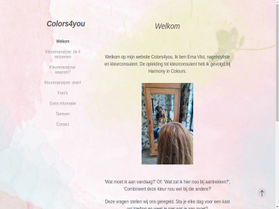 4 aantrek adob afsprak by colors4you colour combineert contact dag dankzij doe elk erna extra fantastisch foto geregeld gevolgd geweld harmony informatie inhoudt jou kast kijk kleding kleur kleurconsulent kleurenanalys lat mak miskop nagelstylist nooit nou opleid portfolio powered rond rustig s seizoen sta stan stell tariev vandag vlot vol vrag waarom websit wel welk welkom wet wij zien