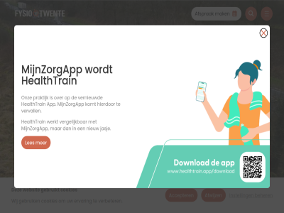 accepter afsprak afwijz beher beter beweg cookies ensched ervar fysiotwent gebruik gebruikt healthtrain instell les mak mijnzorgapp onz sam specialisatie specialisaties verbeter websit wij