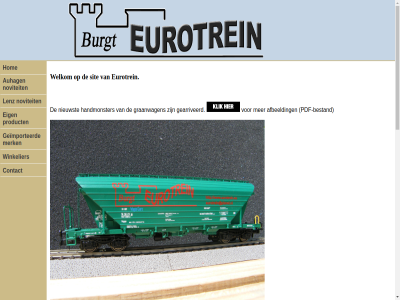2012 all auhag burgt contact copyright eig email eurotrein eurotrein@planet.nl gearriveerd graanwagen handmonster hom lenz maart nieuwst noviteit product reserved right sit welkom winkelier
