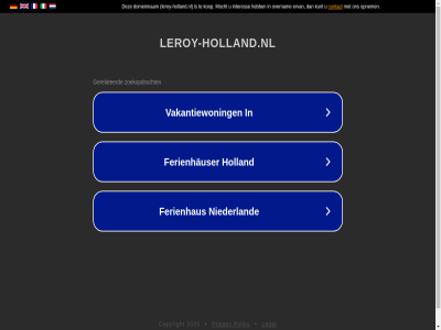 2025 copyright legal leroy-holland.nl policy privacy
